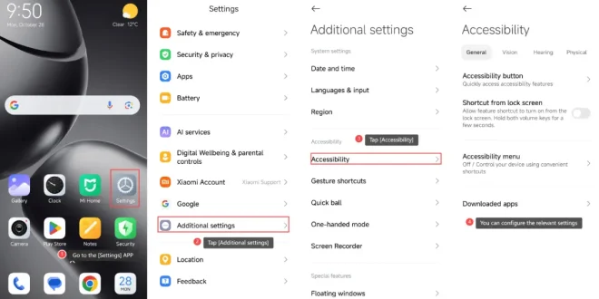 Cara Mulai Ulang HP Xiaomi Tanpa Tombol Power Lewat Menu Aksesibilitas